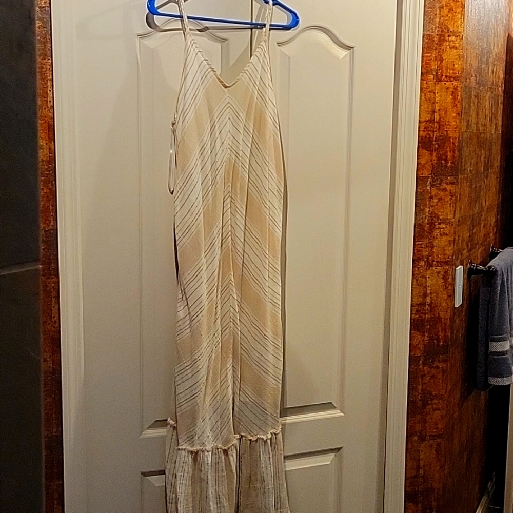 Cool cream summer dress